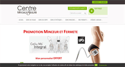 Desktop Screenshot of centreminceurbeaute.com